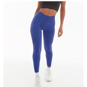 Lazuli Label seamless ribbed leggings - royal blue